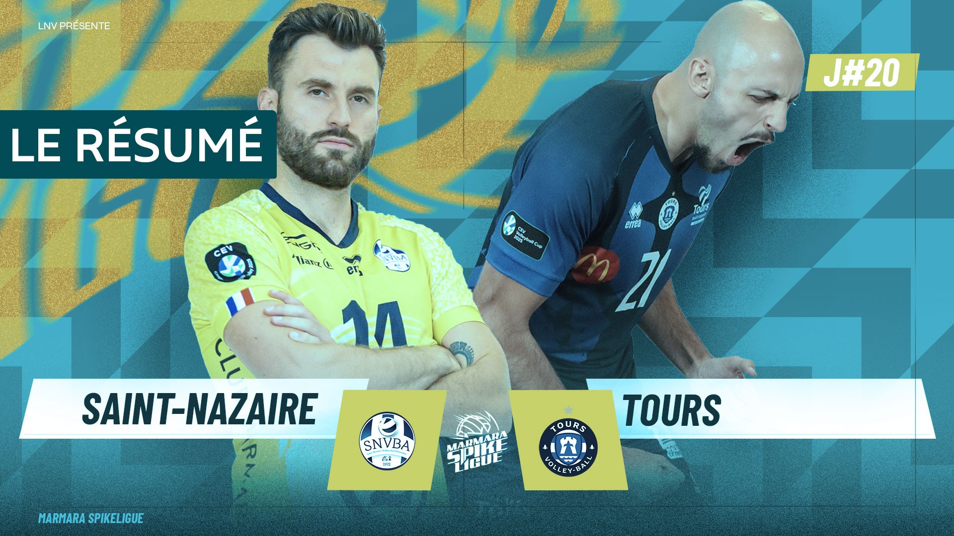  Résumé Journée 20 - St-Nazaire vs Tours