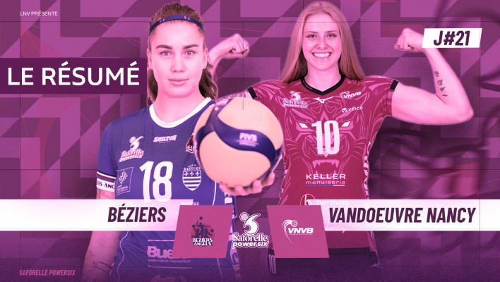 Résumé Journée 21 - Béziers vs Vandoeuvre Nancy