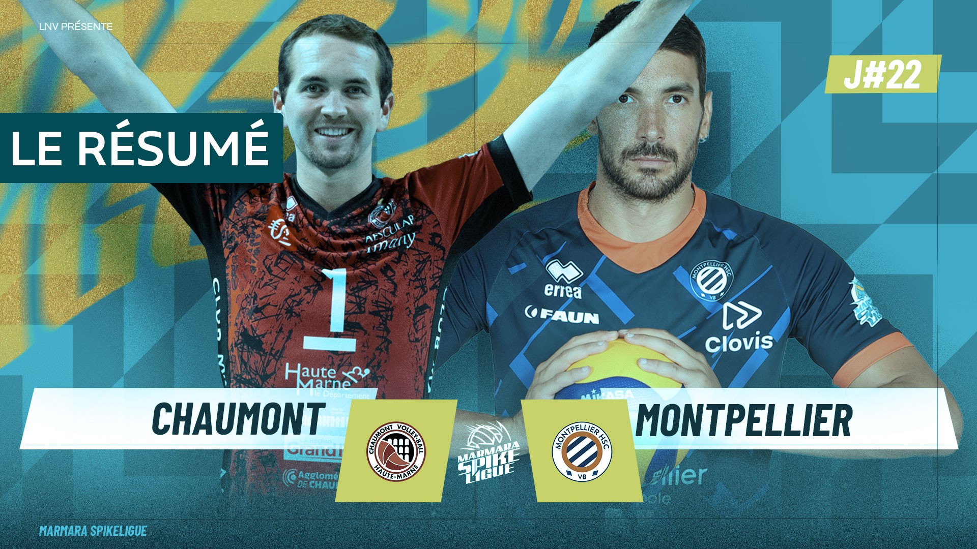  Résumé Journée 22 - Chaumont vs Montpellier 