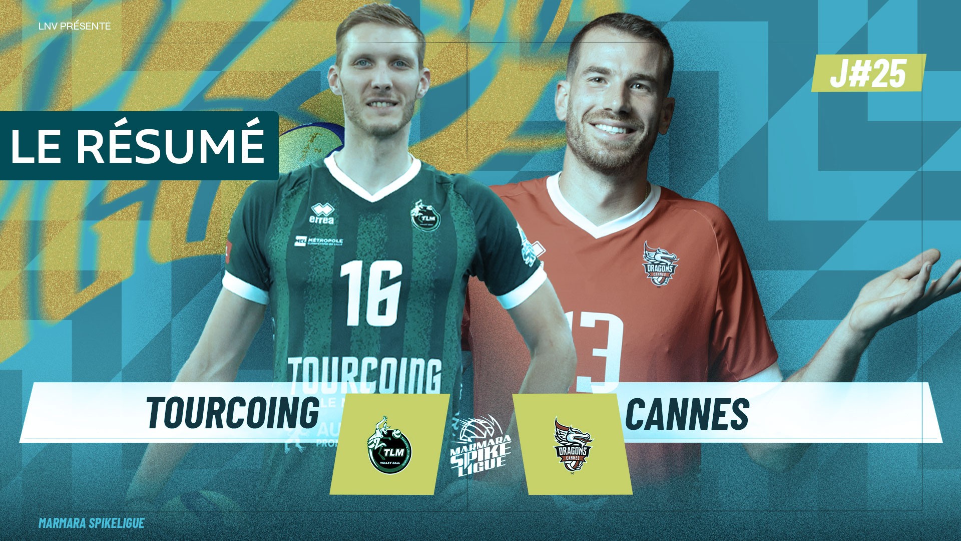 Résumé Journée 25 - Tourcoing vs Cannes 