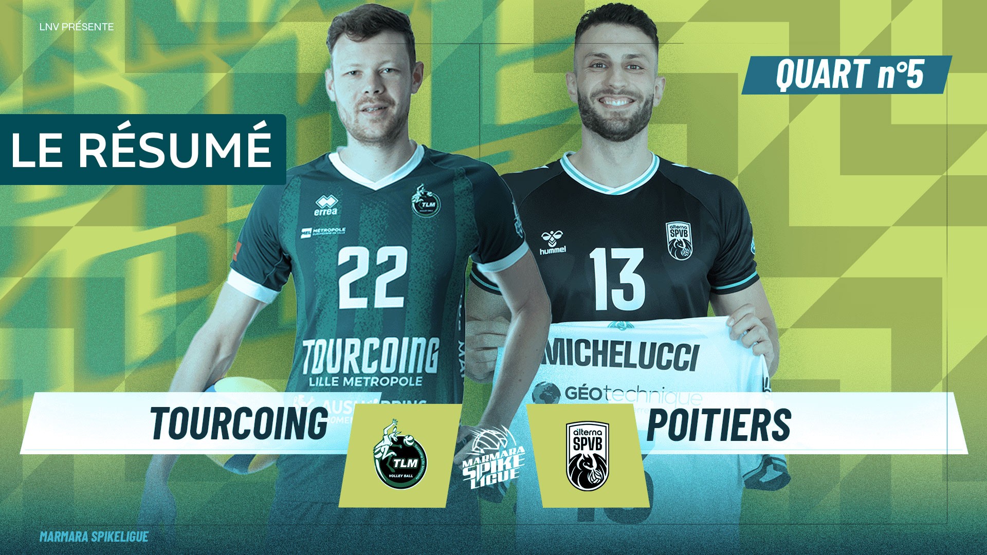  Résumé Quart 5 - Tourcoing vs Montpellier 