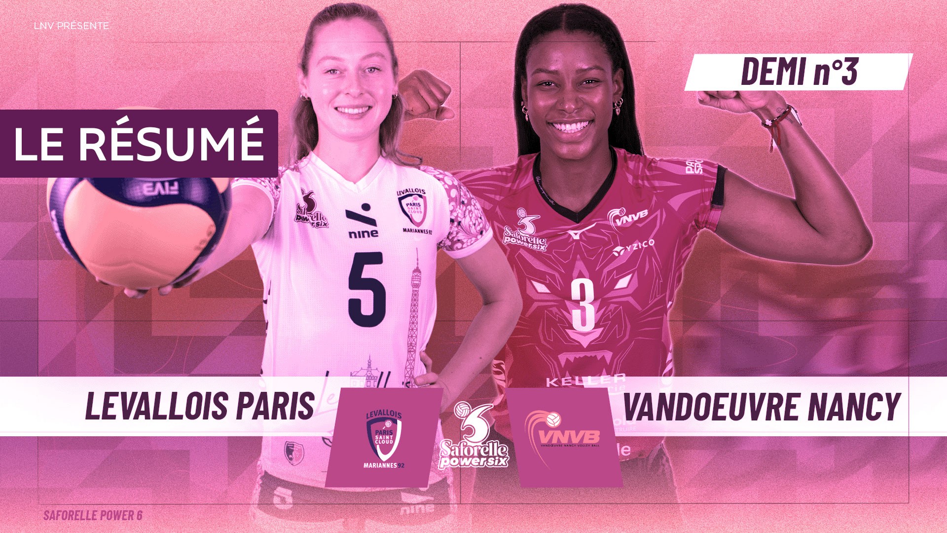 Résumé Demi 3 - Levallois Paris vs Vandoeuvre Nancy