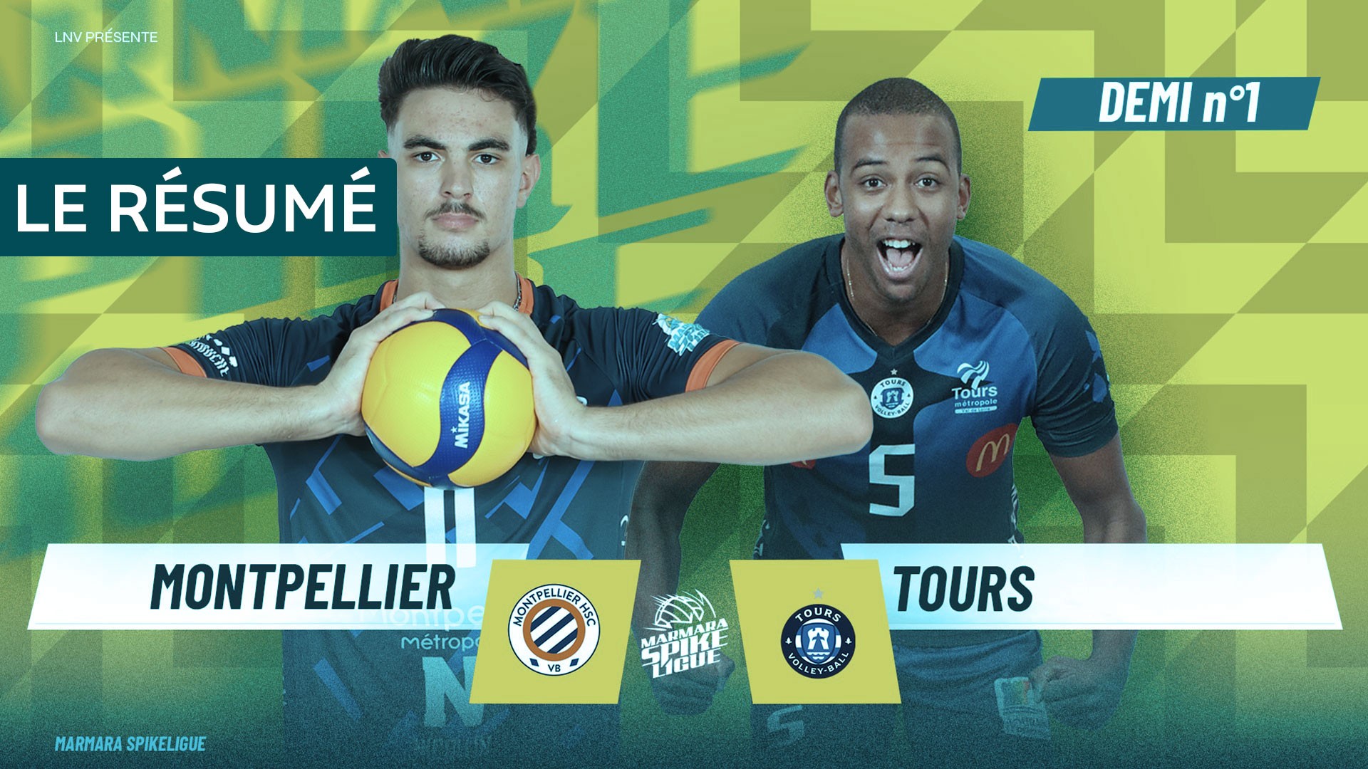 Résumé Demi 1 - Montpellier vs Tours